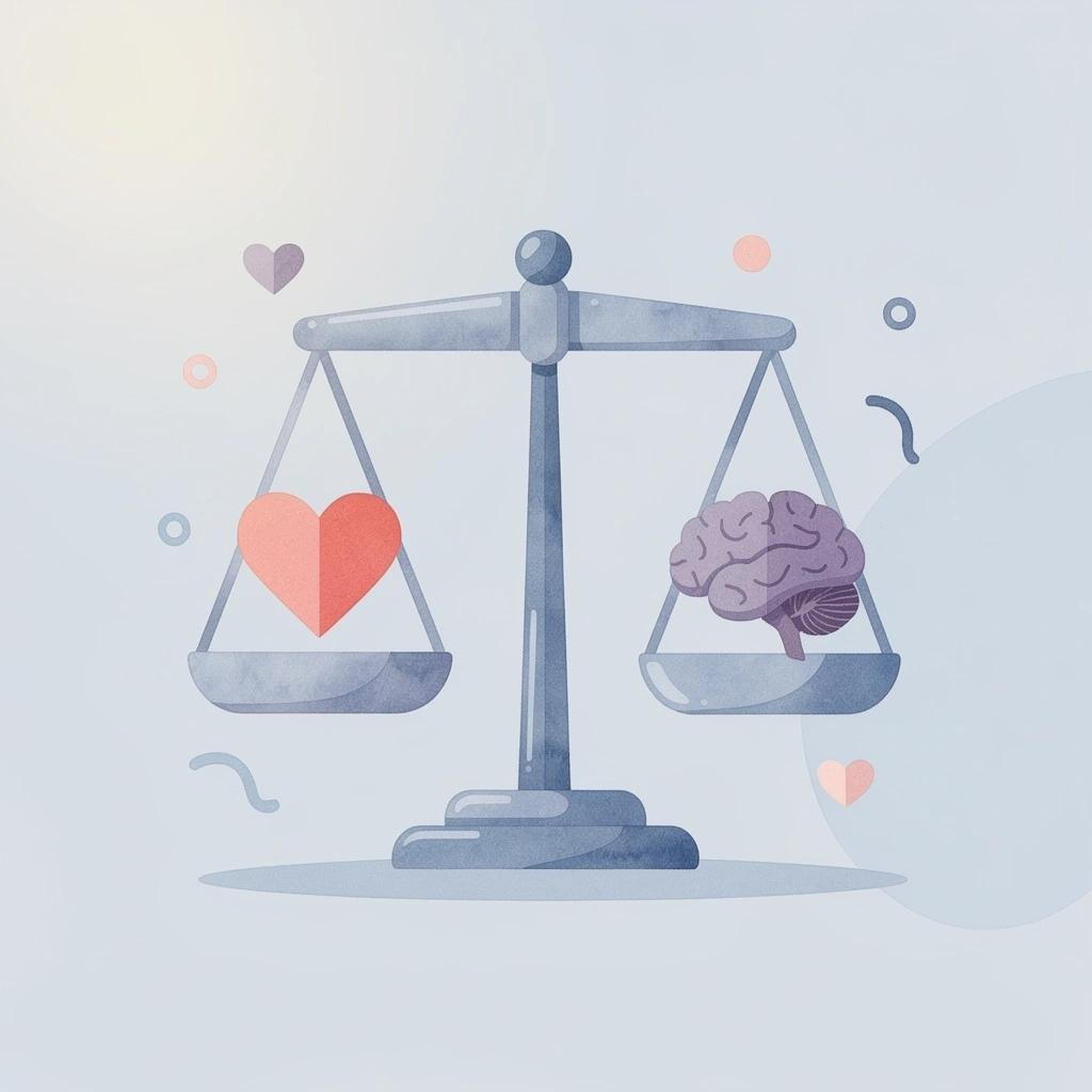Balance scale comparing creator count versus operational complexity