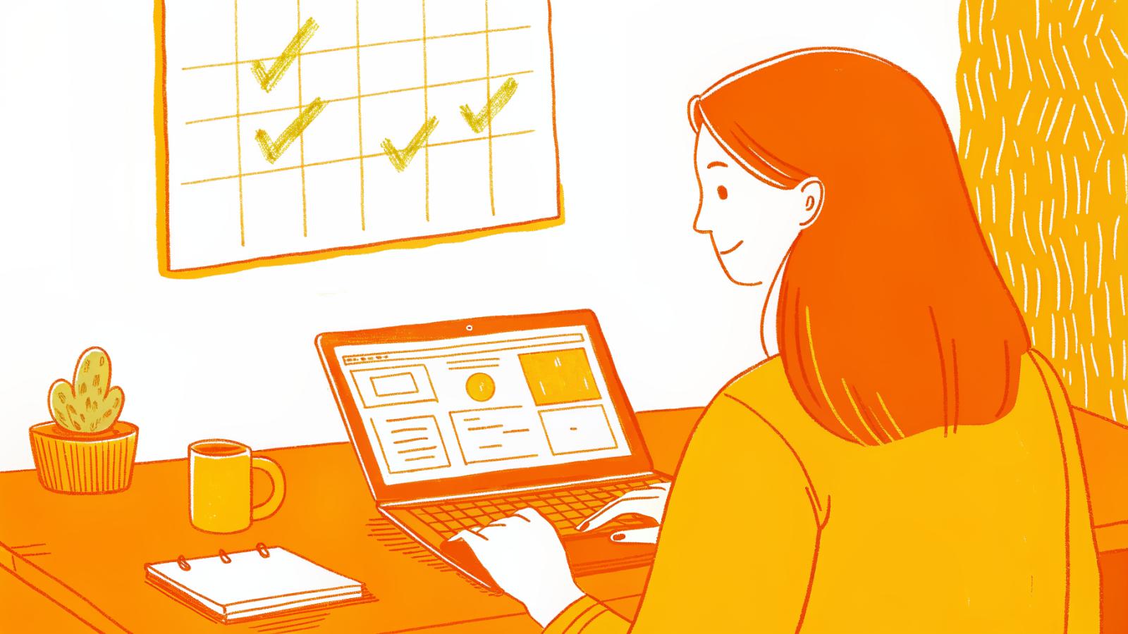 Brand manager pushing away flat-fee invoices while reviewing performance-based creator dashboard