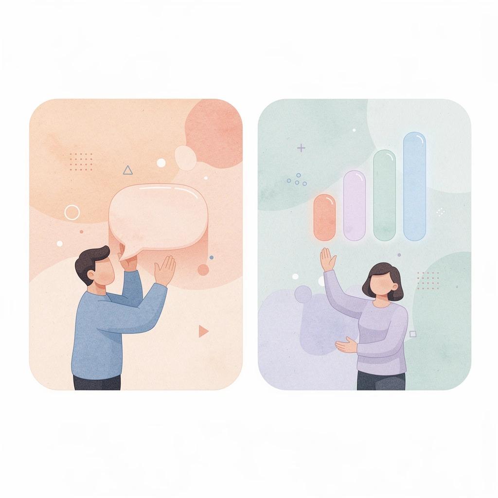 Split scene illustration showing wrong vs right approach to creator monetization timing