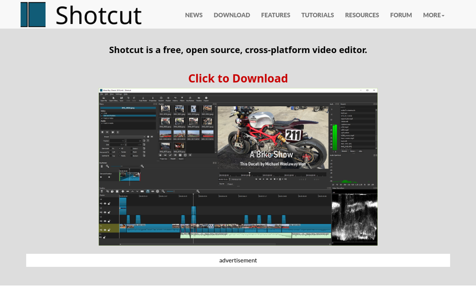 Veed Alternatives - shotcut best free open