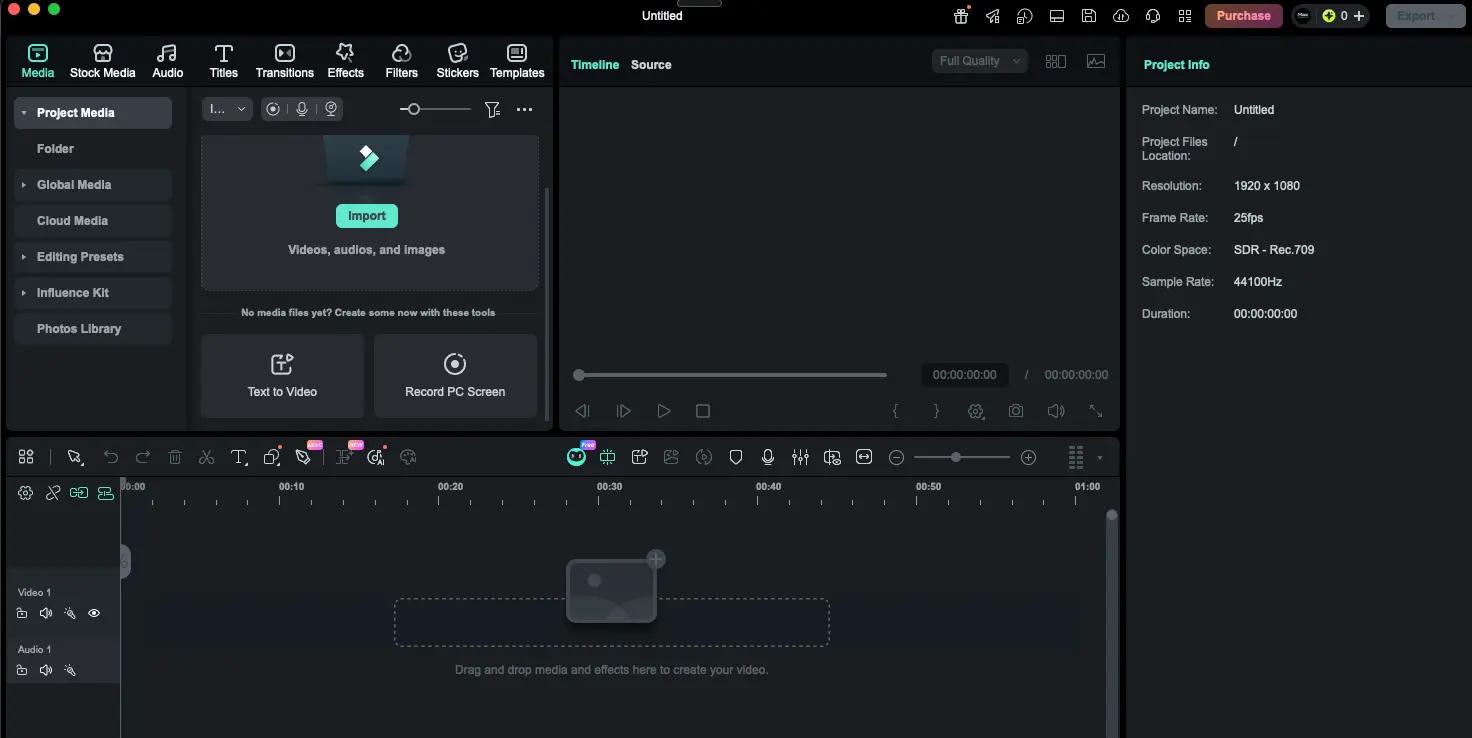 Kapwing Alternatives - filmora best beginner desktop