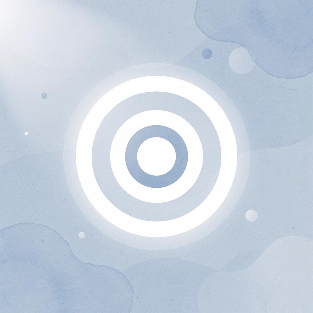 Target icon representing TikTok's algorithm precision