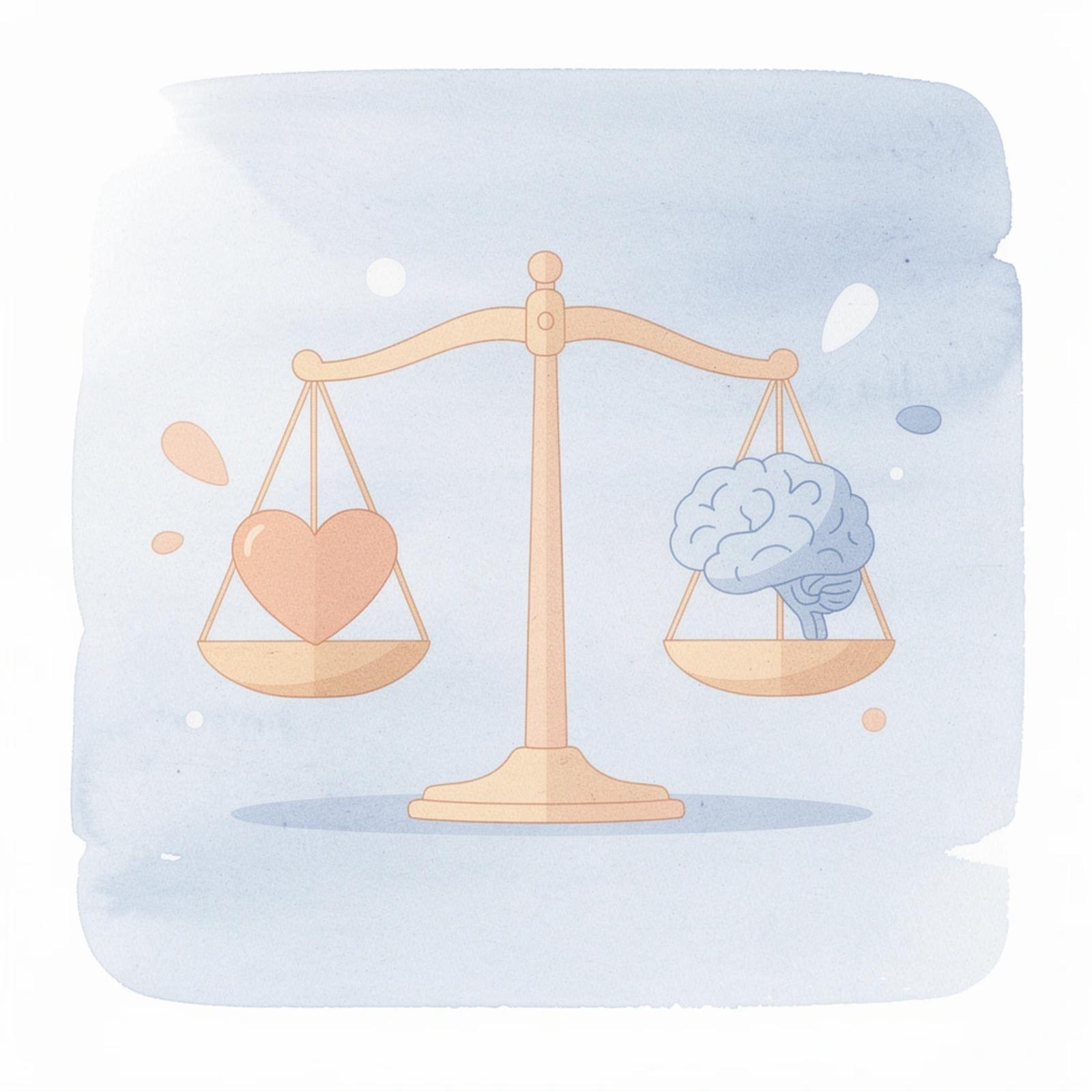 Balance scale comparing spending with outcomes