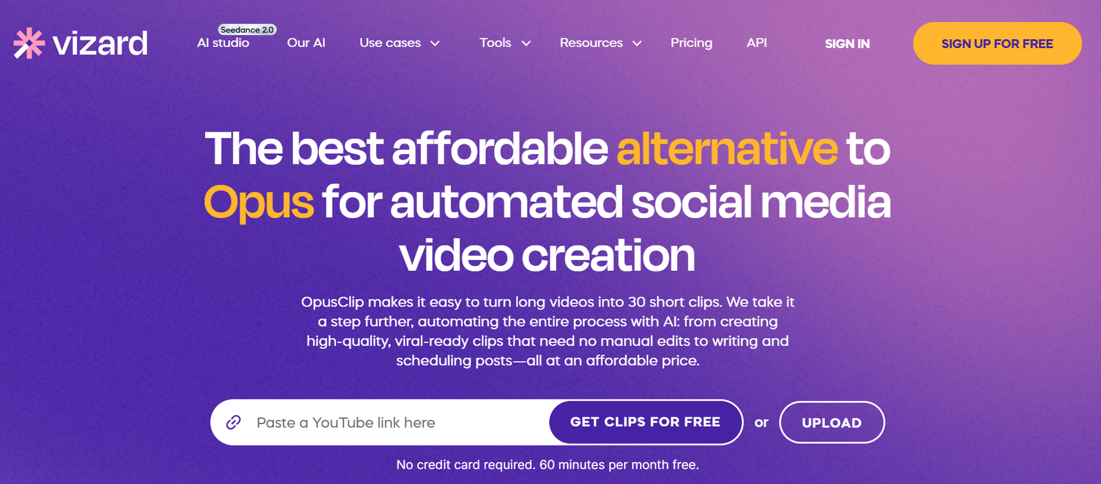 Opus Clip Alternatives - vidyo ai best automated