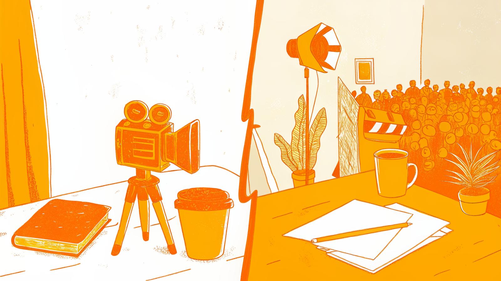 UGC creator clapperboard asset versus influencer megaphone audience access side by side