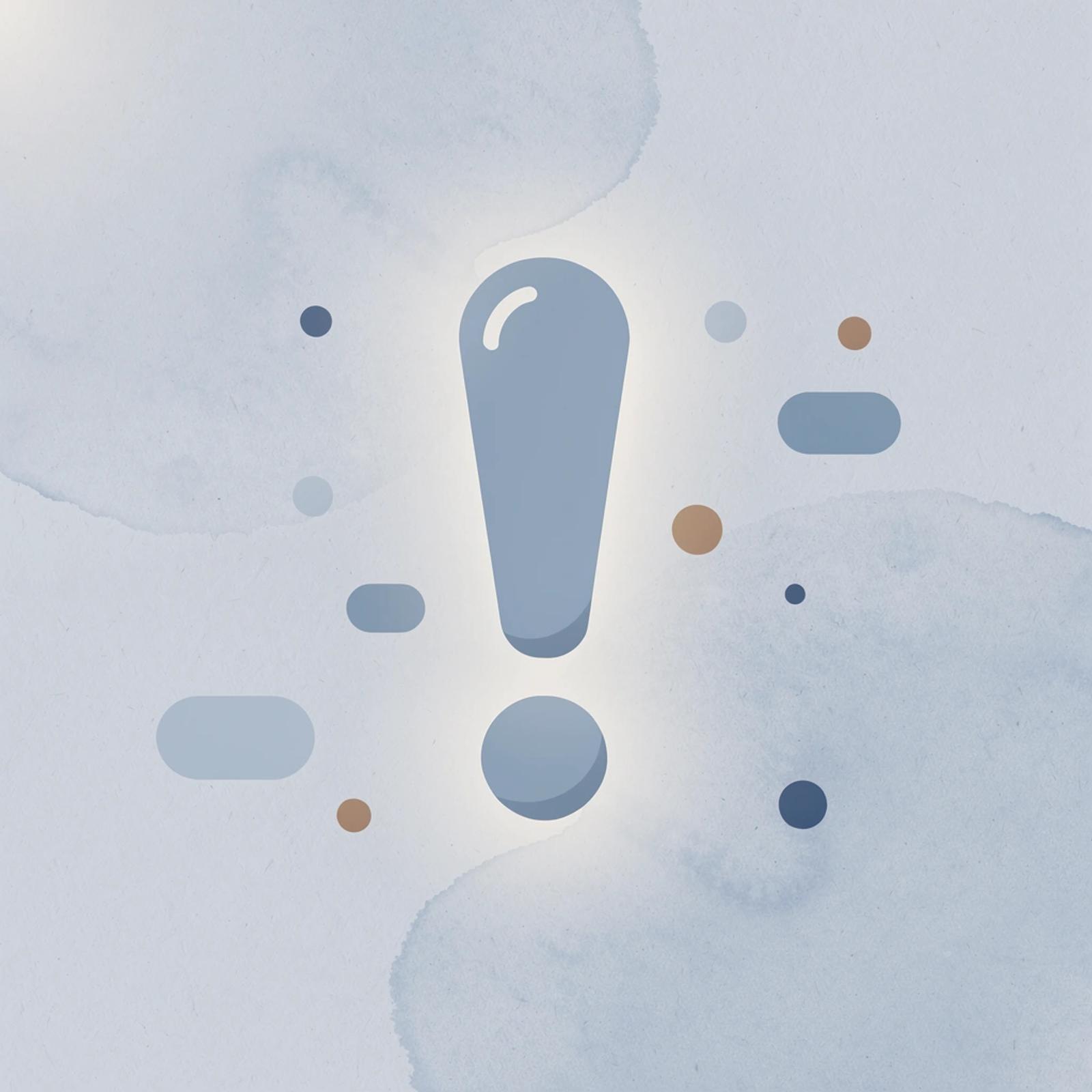 Warning icon highlighting platform capability mismatch