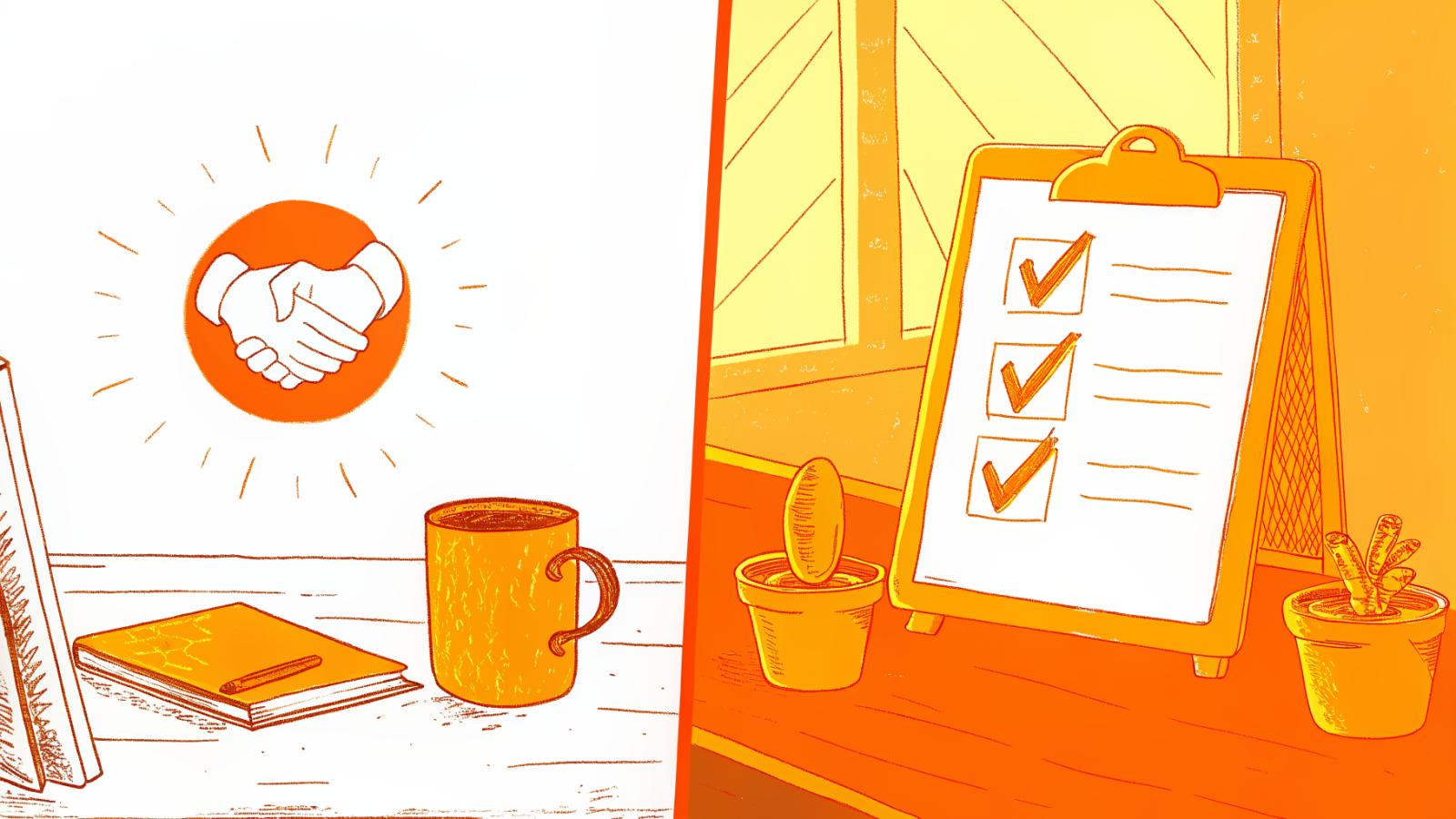 editorial split showing unverified influencer trust versus accountable performance-based creator deal