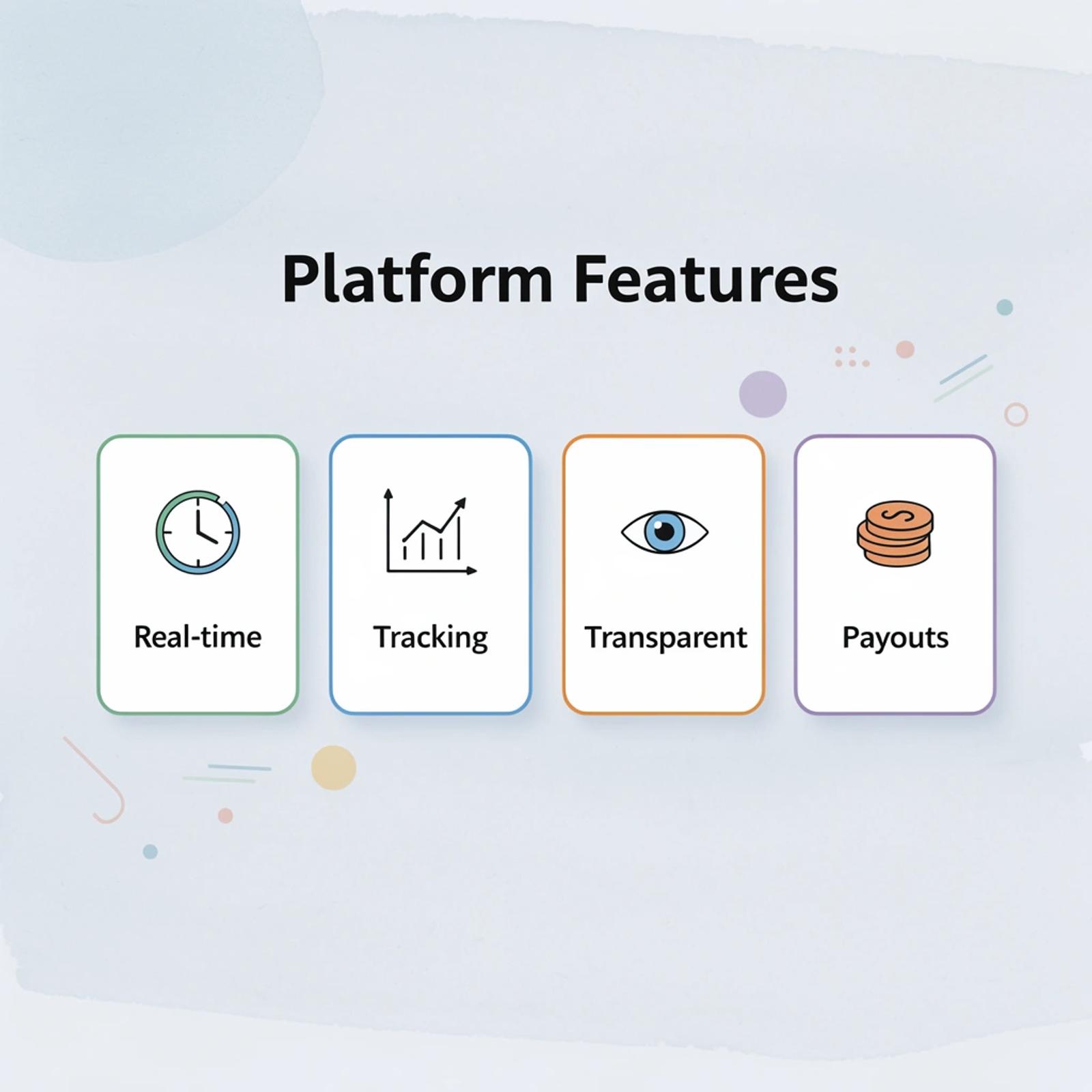 Platform features for performance-based creator marketplaces