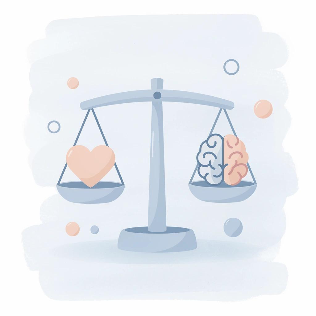 Icon scale showing reach versus conversion trade-off