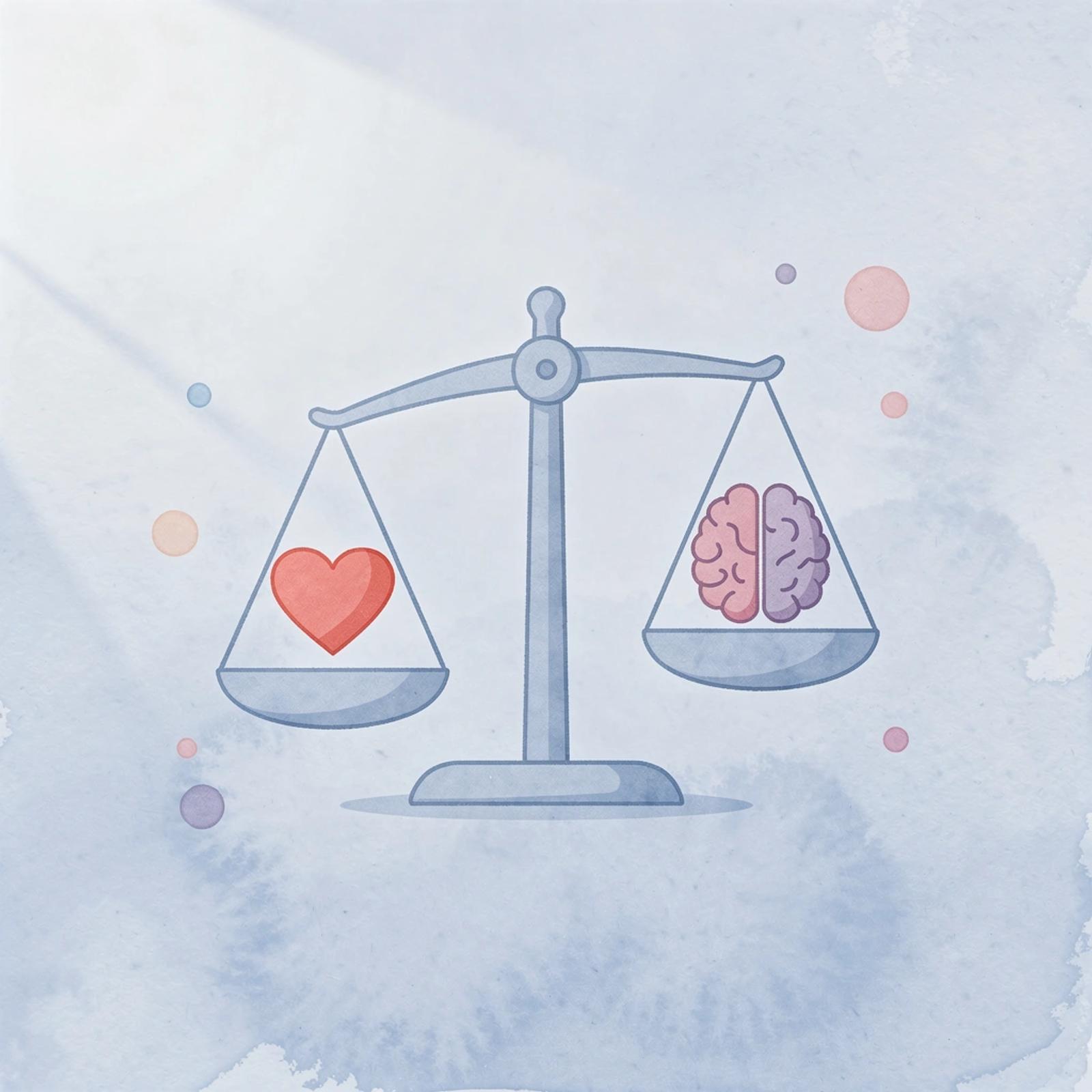 Balance scale comparing upfront payment versus performance results
