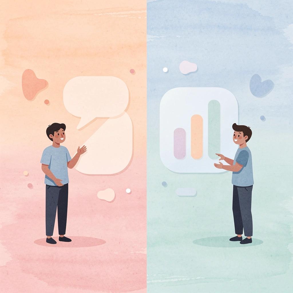 Scene showing the contrast between creators' brands ignored and creators that get hired