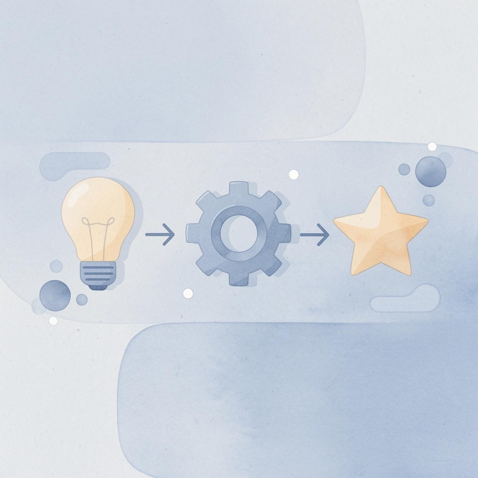 Three icons showing campaign lifecycle: discovery, collaboration, and payment