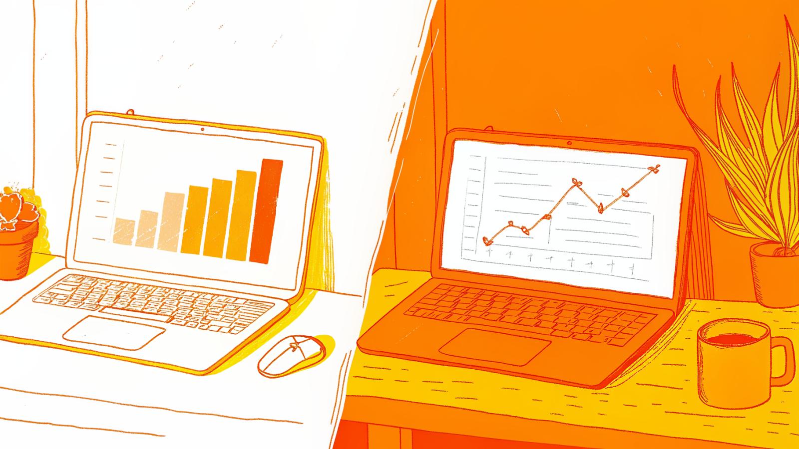 ignored pitch with follower count versus a glowing laptop showing strong engagement performance metrics