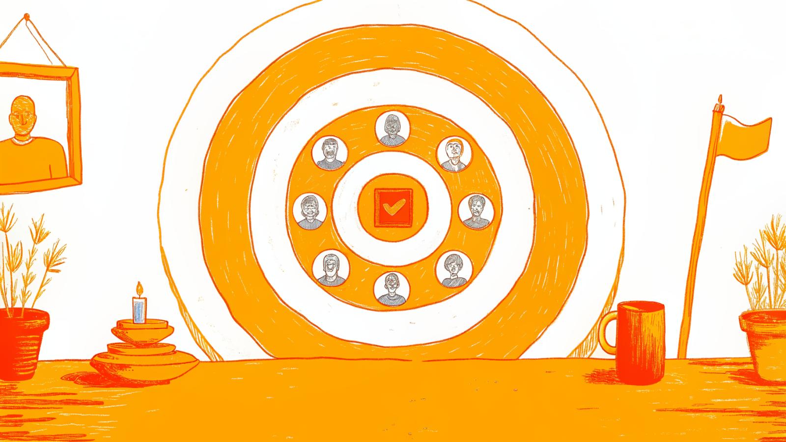 Five-gate TikTok eligibility bullseye showing one blocked requirement locking out creator pay