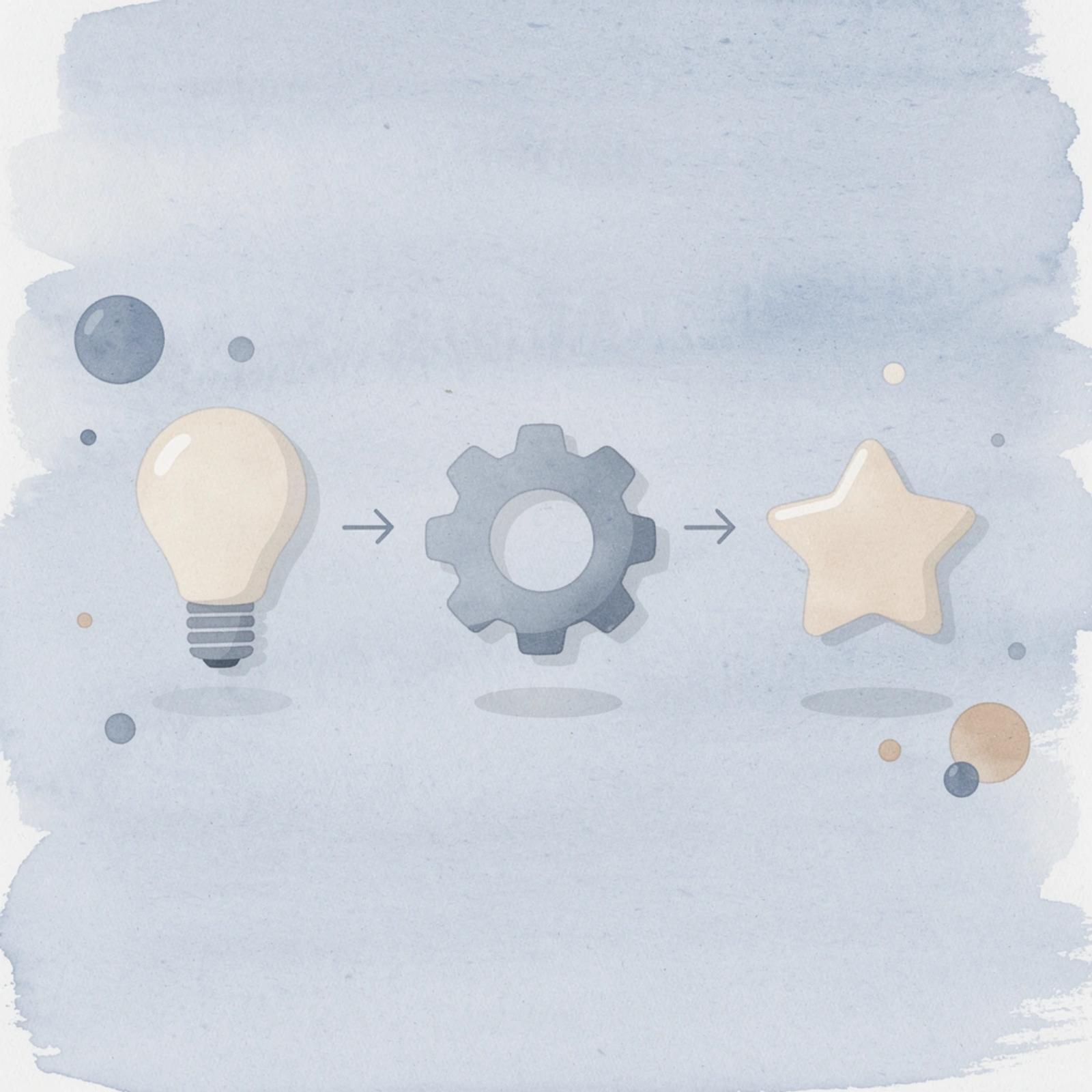 Three connected icons showing creator, platform, and brand relationship