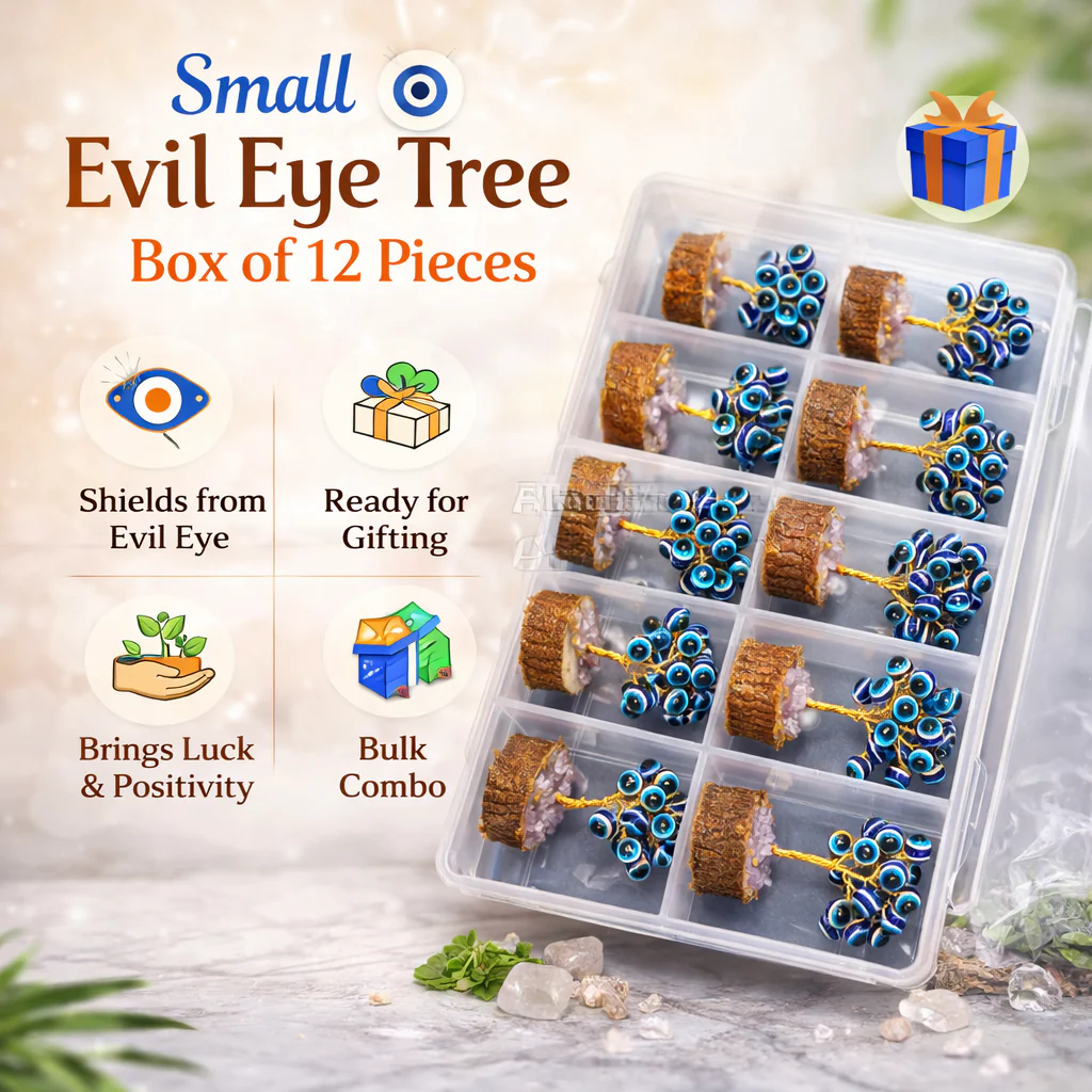 Small Evil Eye Protection Tree (10 Beads)
