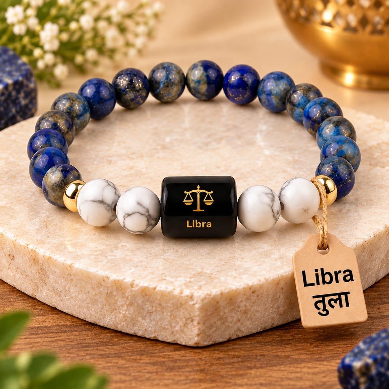 Libra zodiac bracelet 