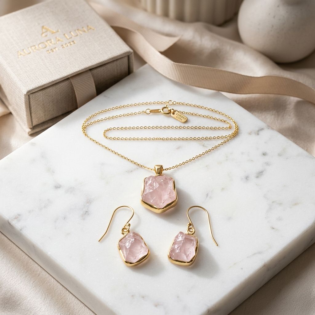 Healing Crystal Jewelry Sets