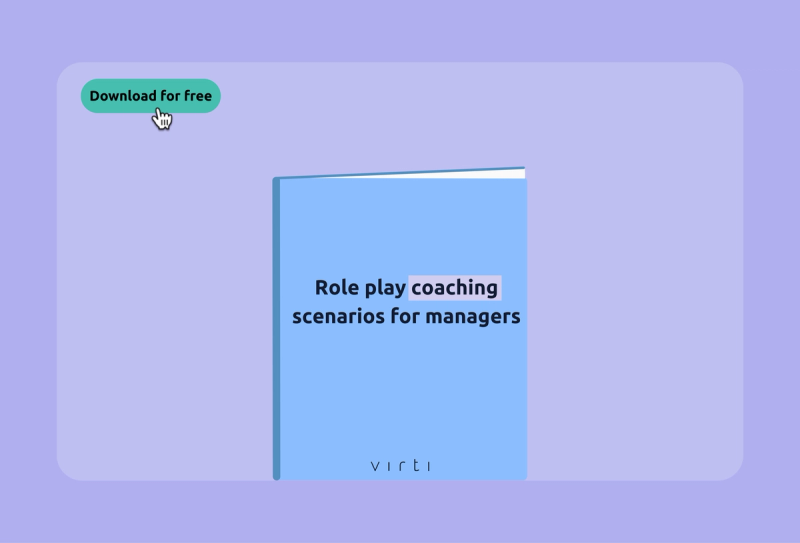 Role play coaching scenarios for managers