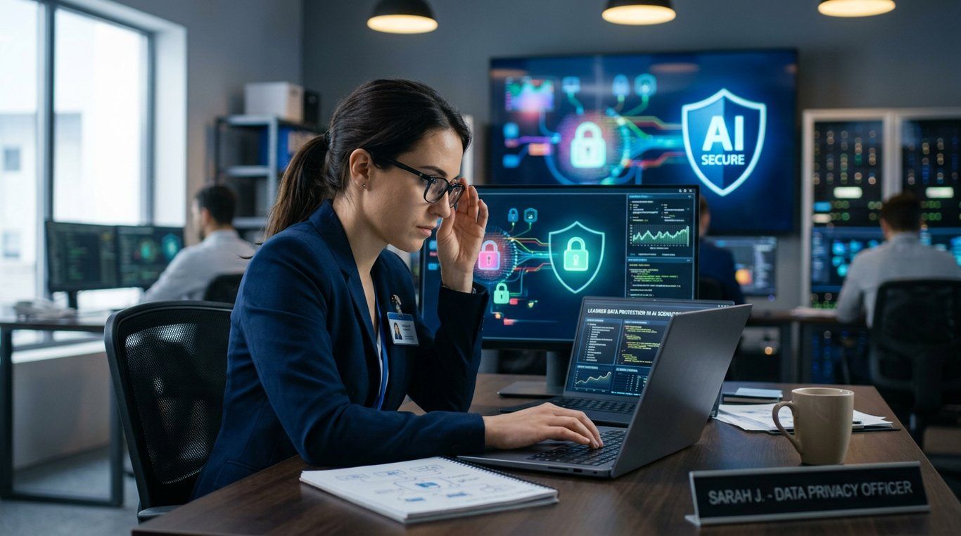 How is Learner Data Protected in AI Scenarios?
