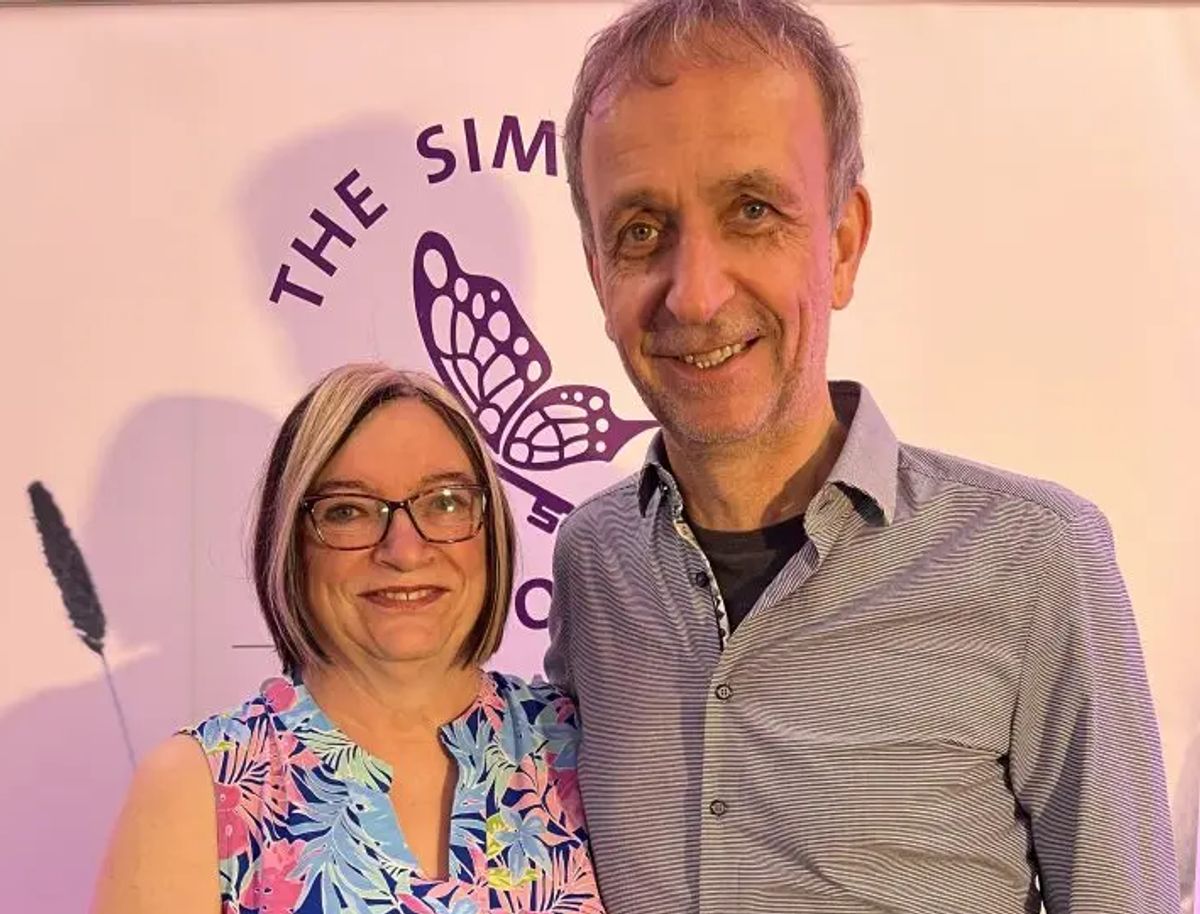 Ines Simpson mit Christoph Schrage