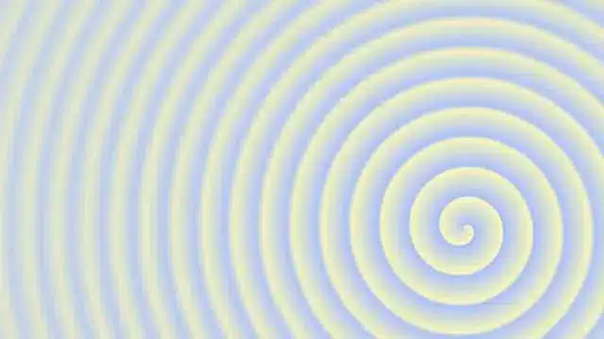 Symbolbild für Hypnose mit spiralförmiger Darstellung