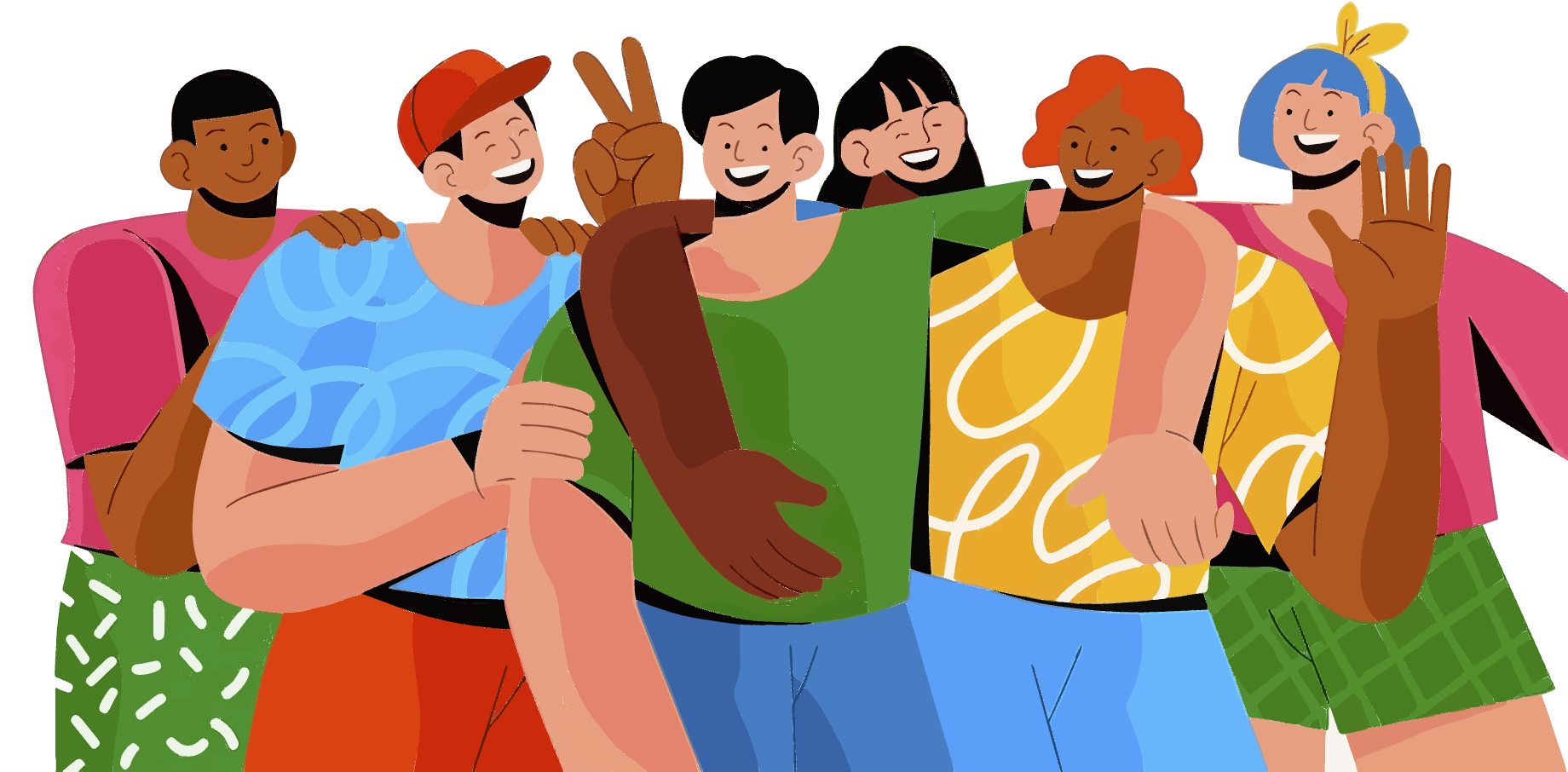 People happy together