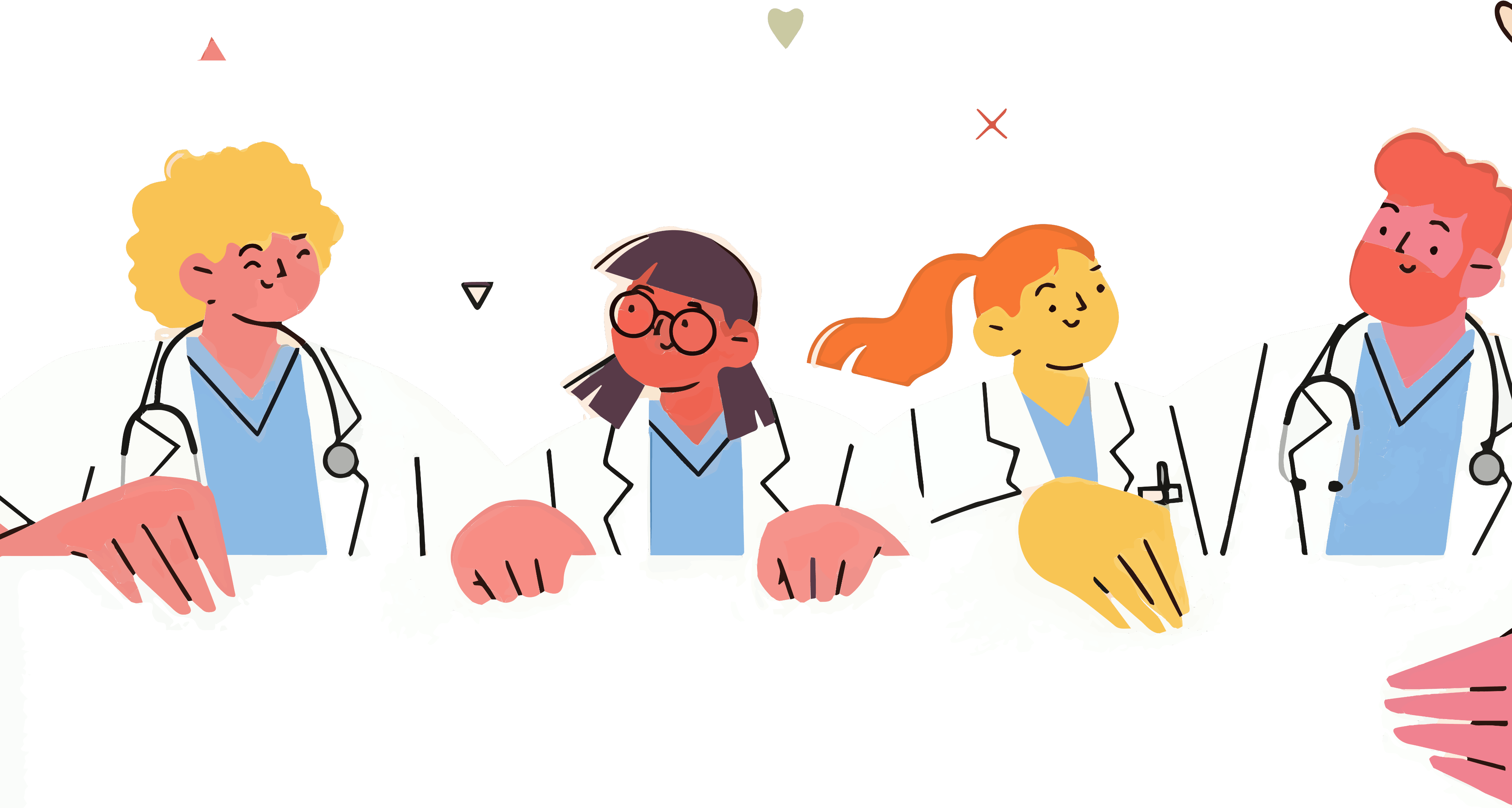 A group of doctors standing together