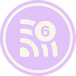 Sticker of an eero router.