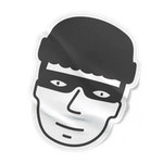 Autocollant d'un observateur intrusif.