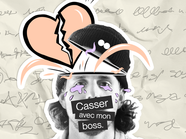 Casser avec mon boss. Mon embauche oxio.