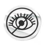 Autocollant représentant la protection de la vie privée.