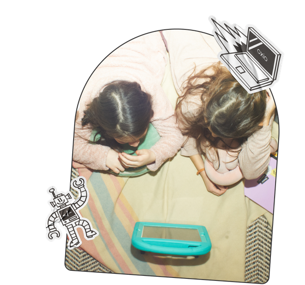 People using the internet.