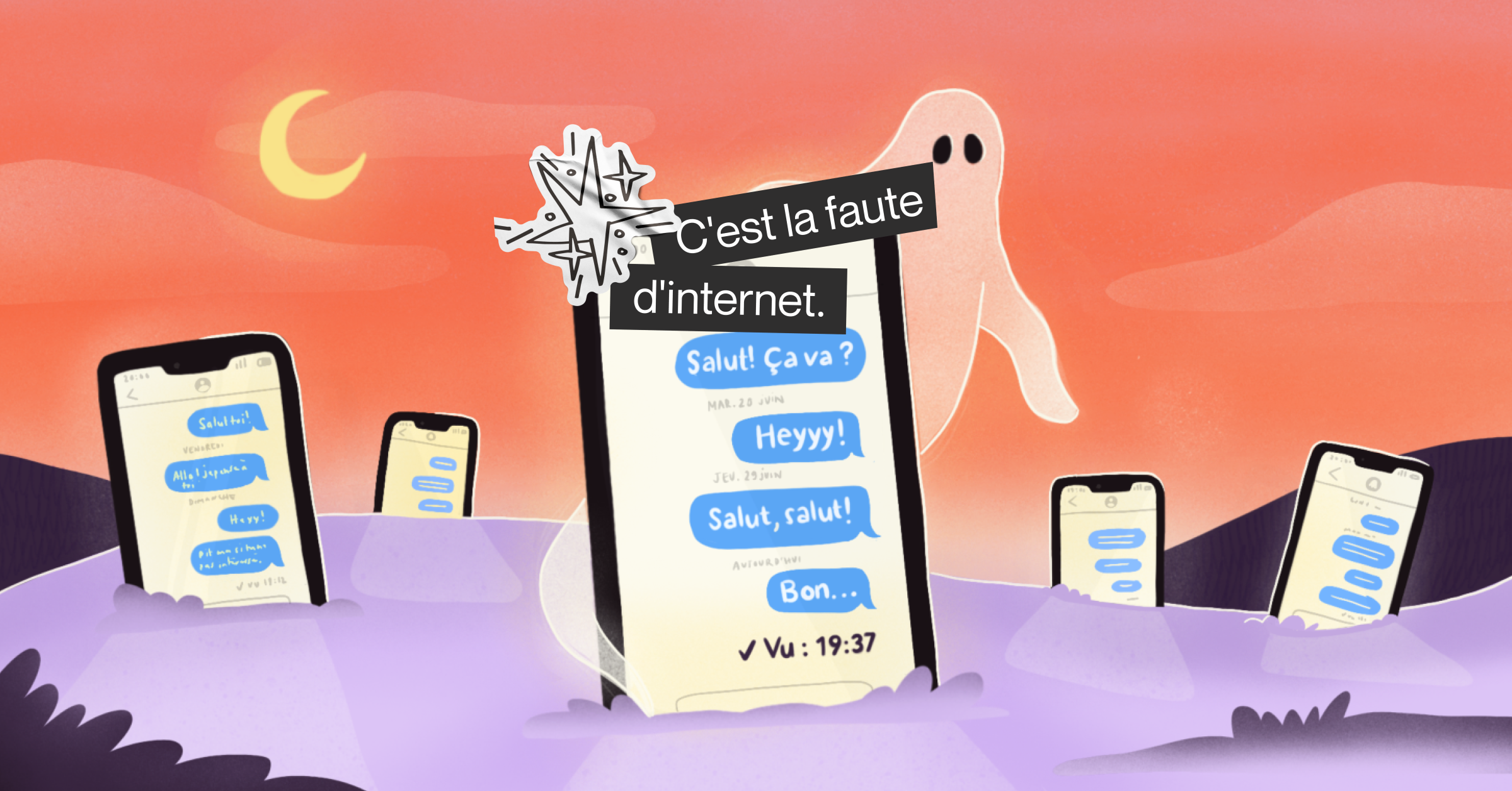 Comment internet a changé notre rapport aux fantômes: Réflexion empathique sur le ghosting.