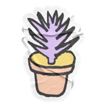 Sticker of a plant.