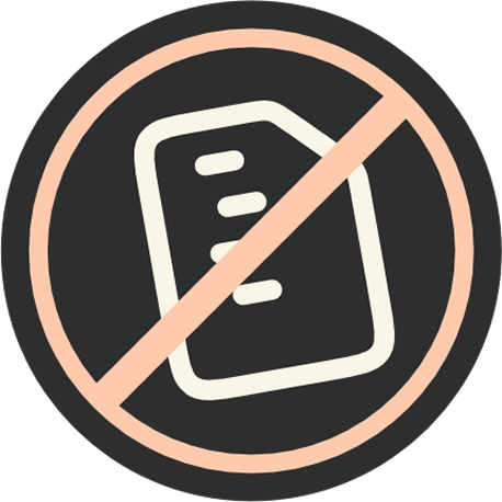 No contracts icon