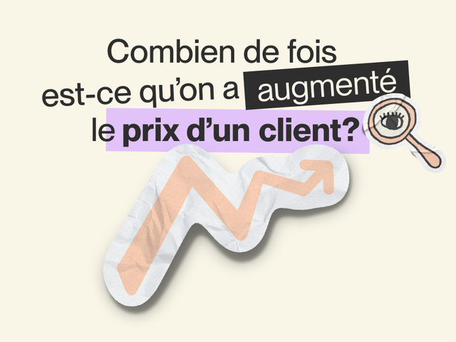 Nos prix fixes, c’est pour toujours.