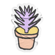 Sticker of a plant.