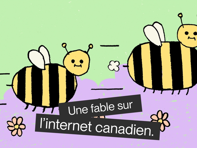 Une fable sur l’internet canadien.
