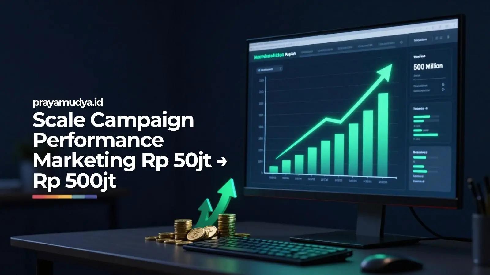 Cara Scale Campaign Performance Marketing dari Rp 50jt ke Rp 500jt per Bulan