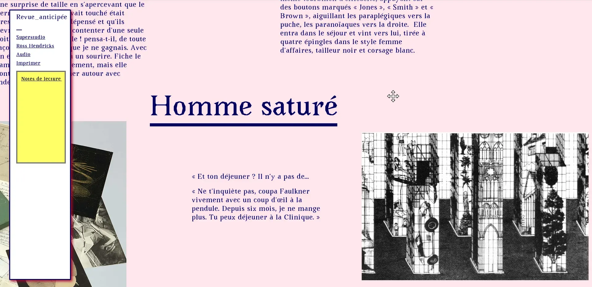 Titre de nouvelle, Homme saturé