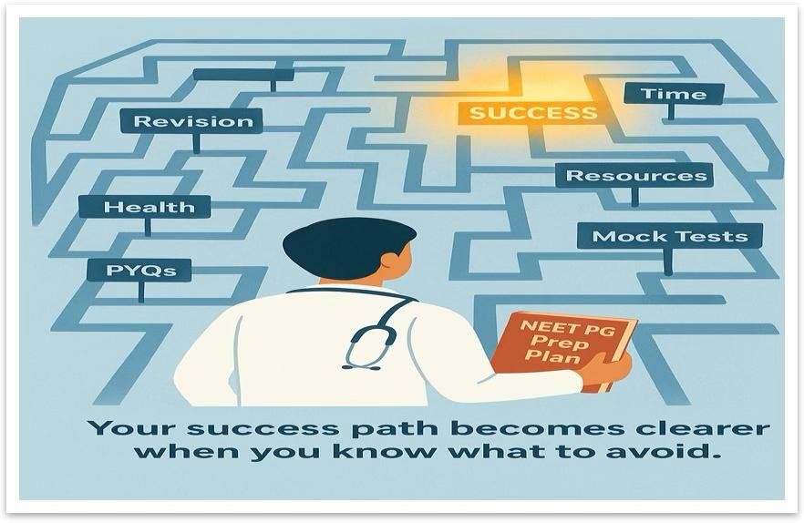 Top 7 Mistakes That Could Adversely Affect Your NEET PG Prep (And How to Avoid Them)