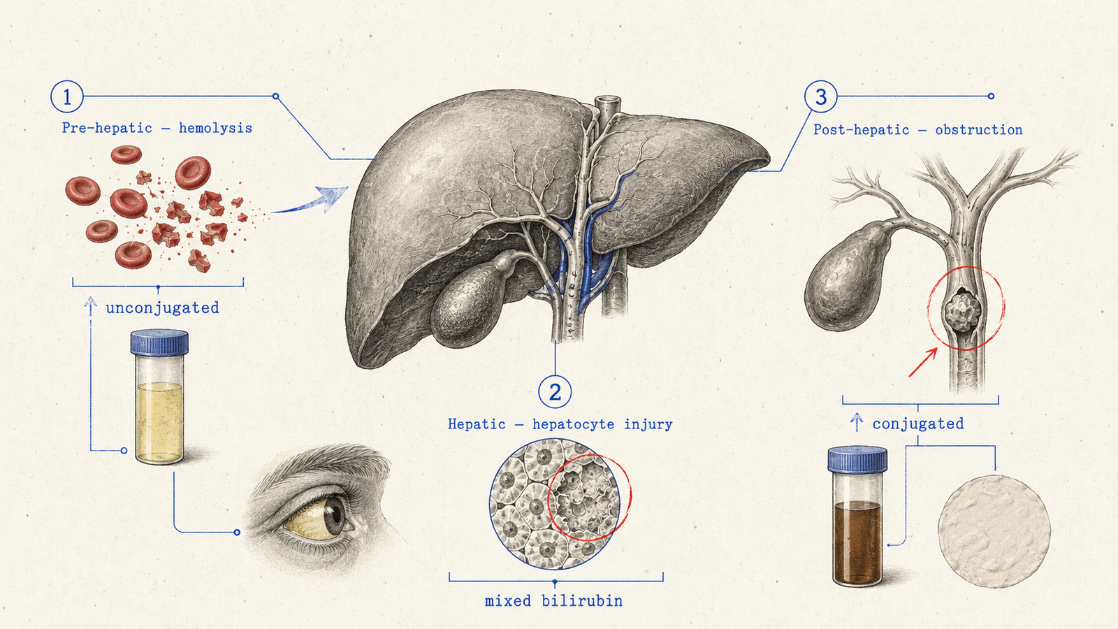 Jaundice Types for NEET PG