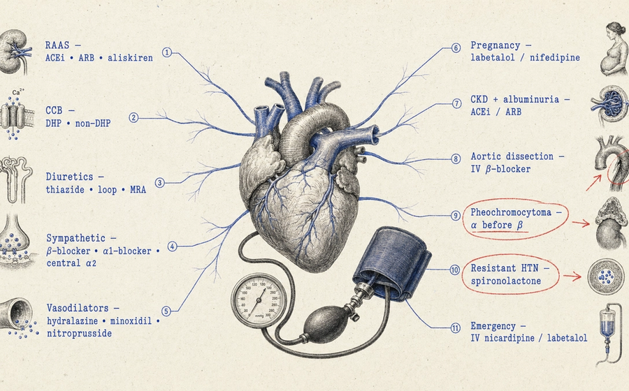 Antihypertensive Drugs for NEET PG