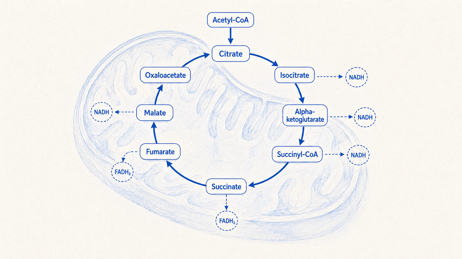 Krebs cycle mnemonic for NEET PG — all 8 steps, enzymes, and clinical correlations