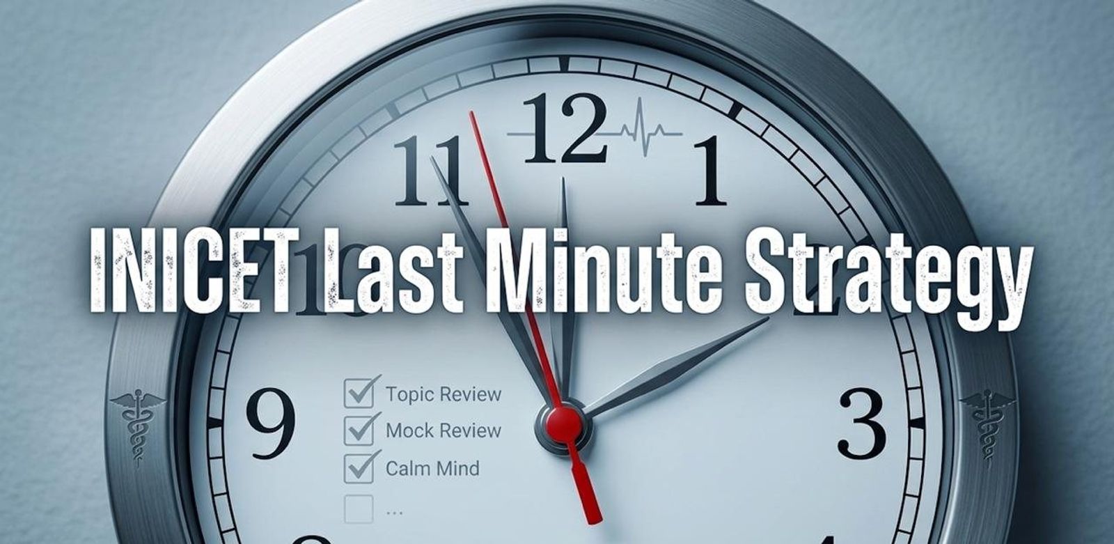 INI-CET May 2026 is on 16th May: What to Study, What to Skip & How to Peak on Exam Day