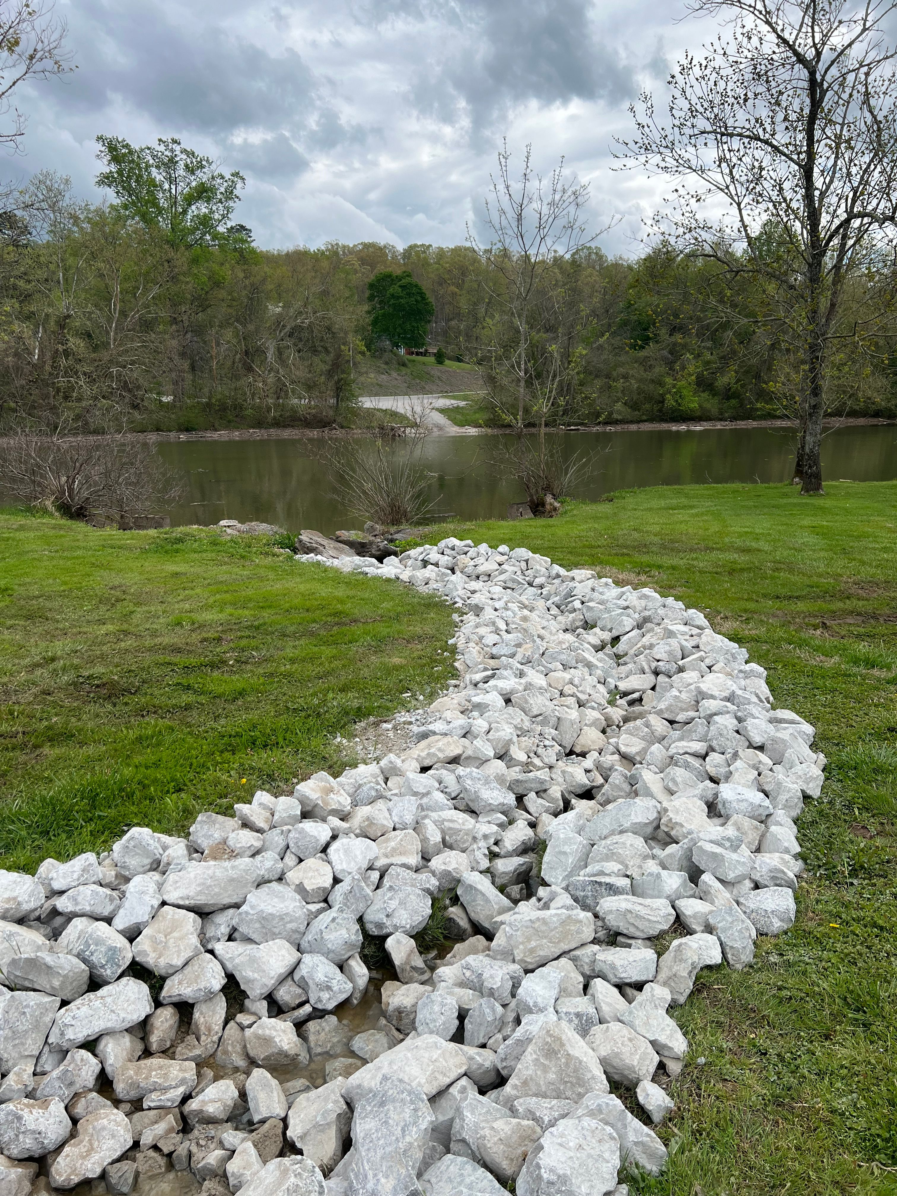 Large French drain