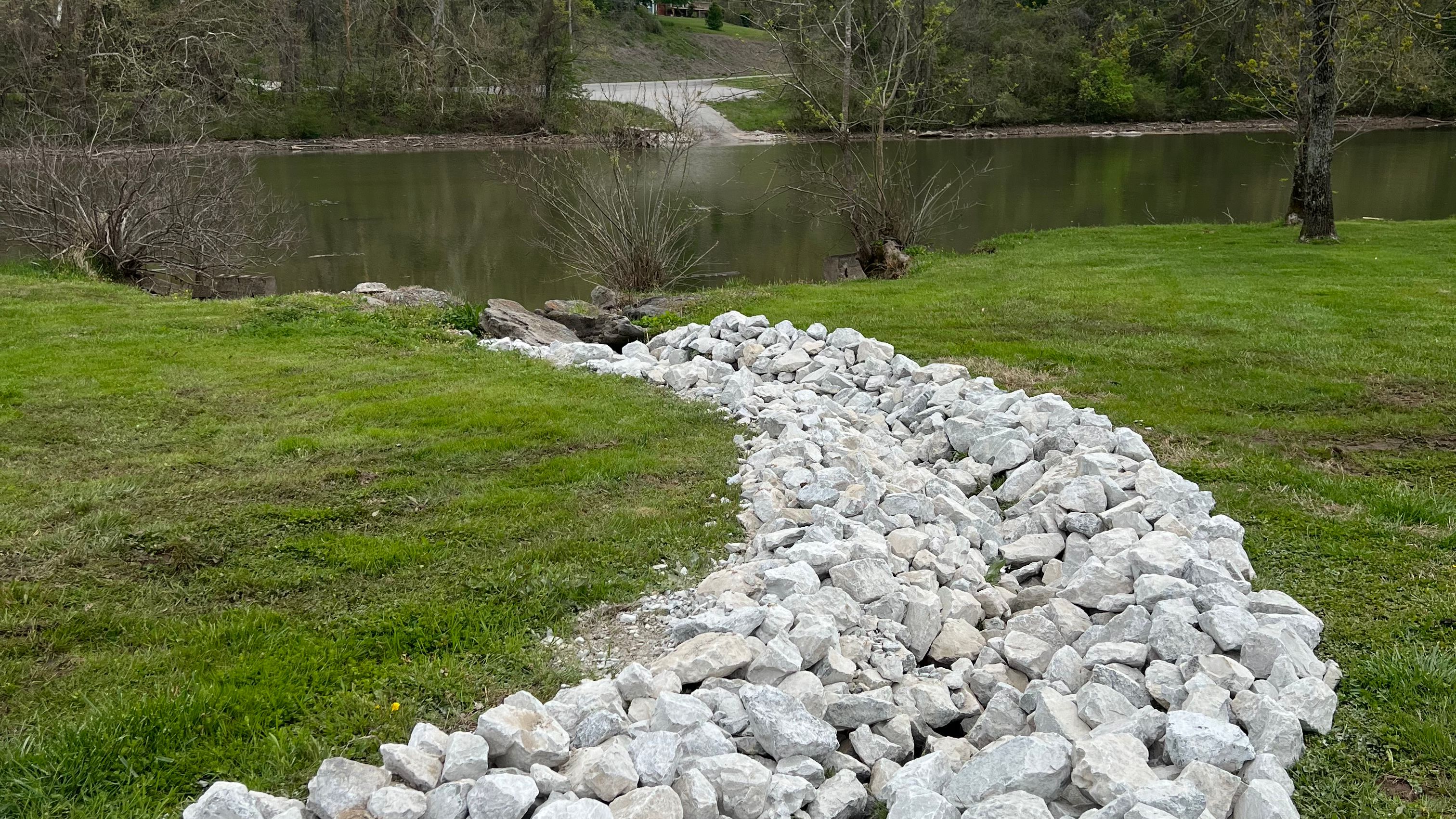 Large French drain