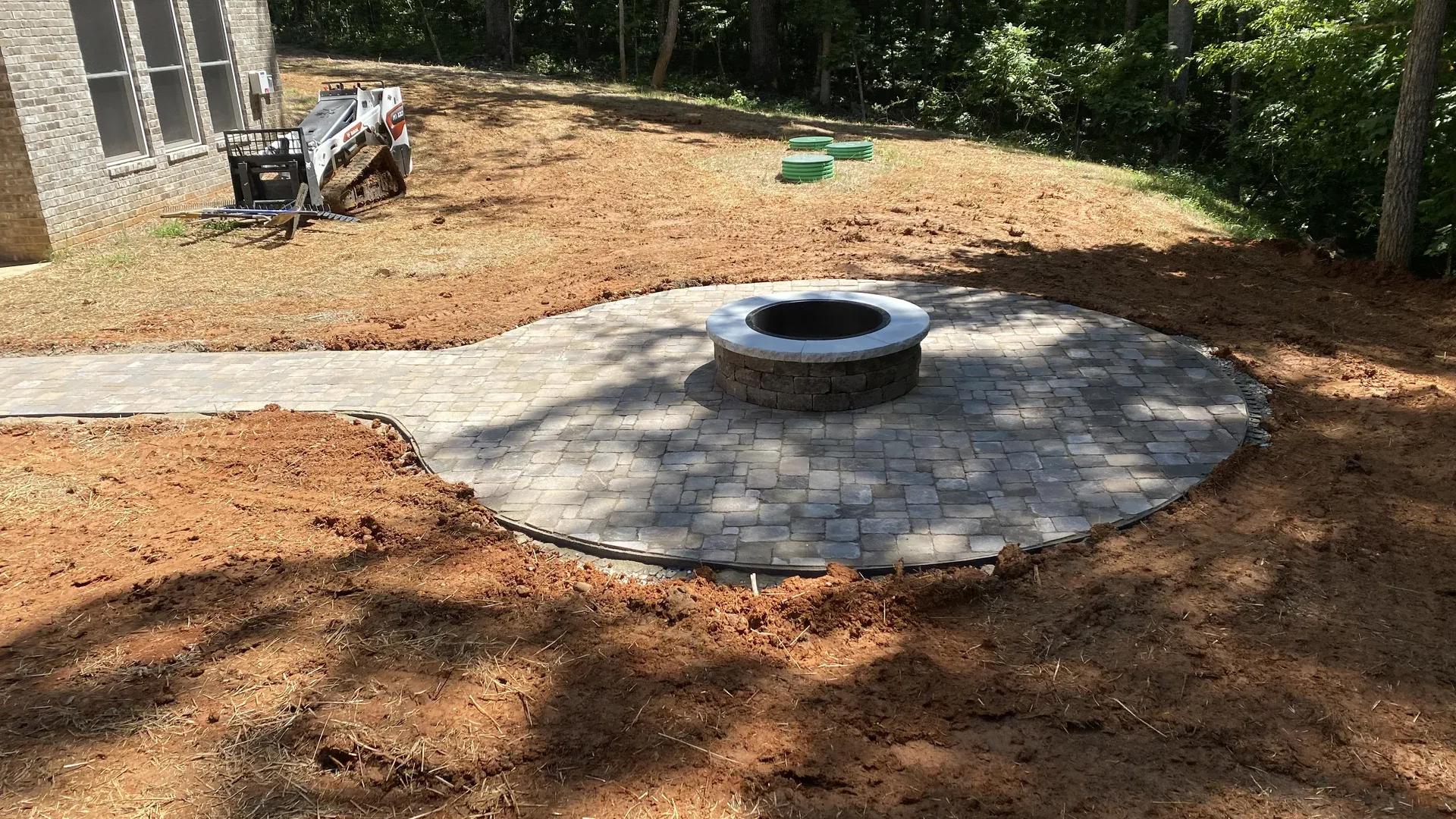 stone firepit