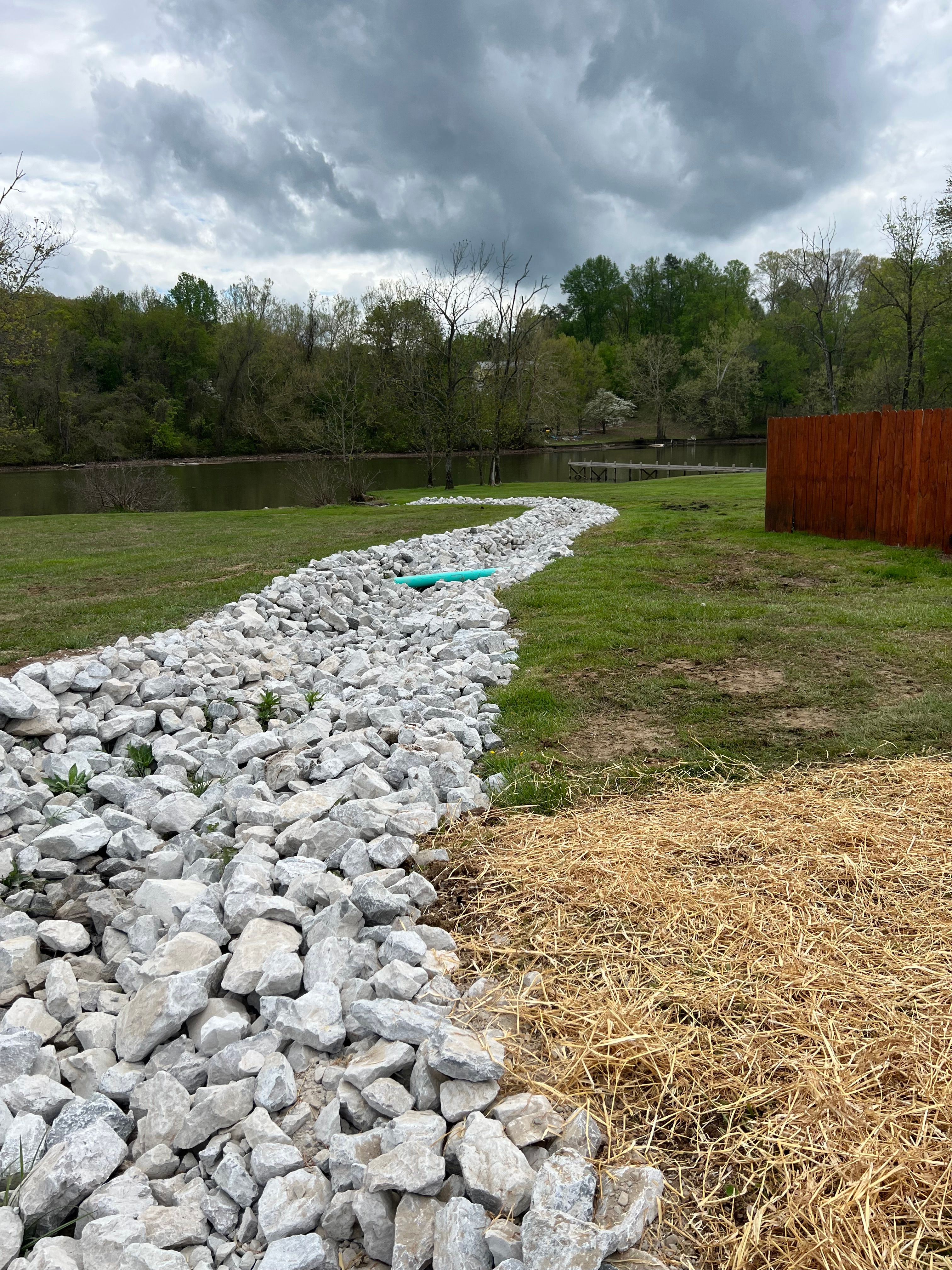 Long french drain